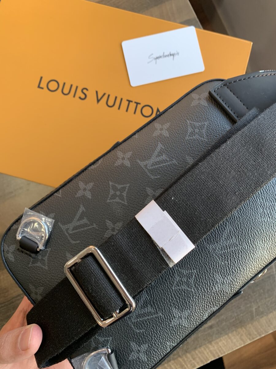 LV Monogram Eclipse Canvas Avenue Slingbag PM high quality clone - Image 4