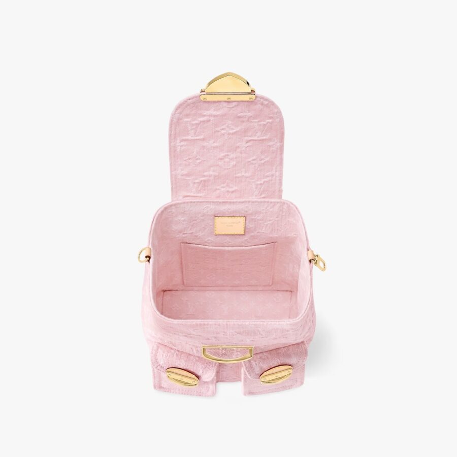 Super Clone Louis Vuitton venice monogram denim Backpack - Image 4