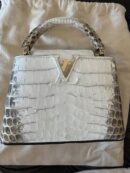 LV capucines himalaya crocodile