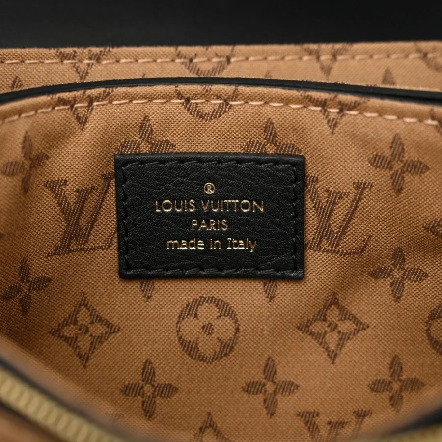 Louis Vuitton Black Calfskin Leather Replica – Mirror Quality Handbag - Image 6
