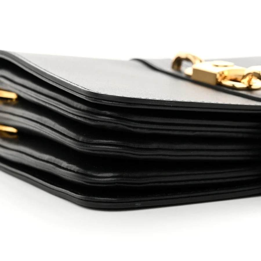Louis Vuitton Black Calfskin Leather Replica – Mirror Quality Handbag - Image 7