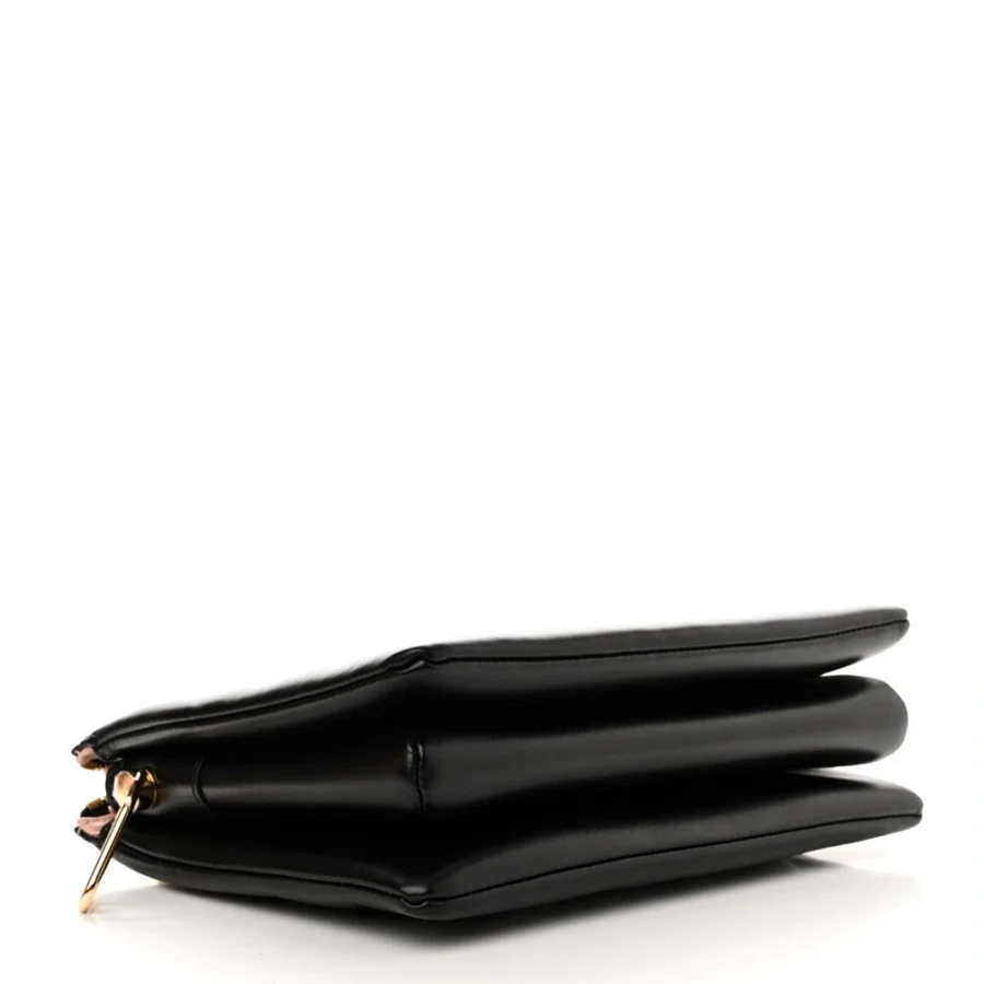 Premium Louis Vuitton Black Lambskin Replica Handbag - Image 7