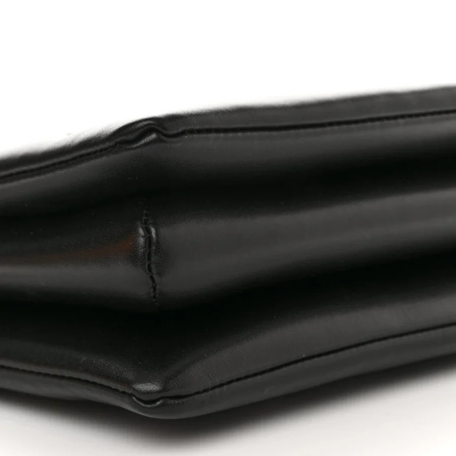 Premium Louis Vuitton Black Lambskin Replica Handbag - Image 3