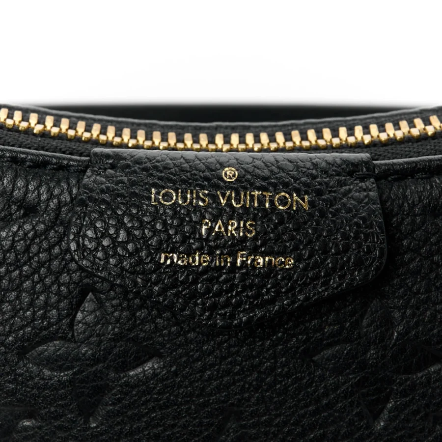 Louis vuitton black empreinte leather easy pouch on strap pm gold hardware - Image 4