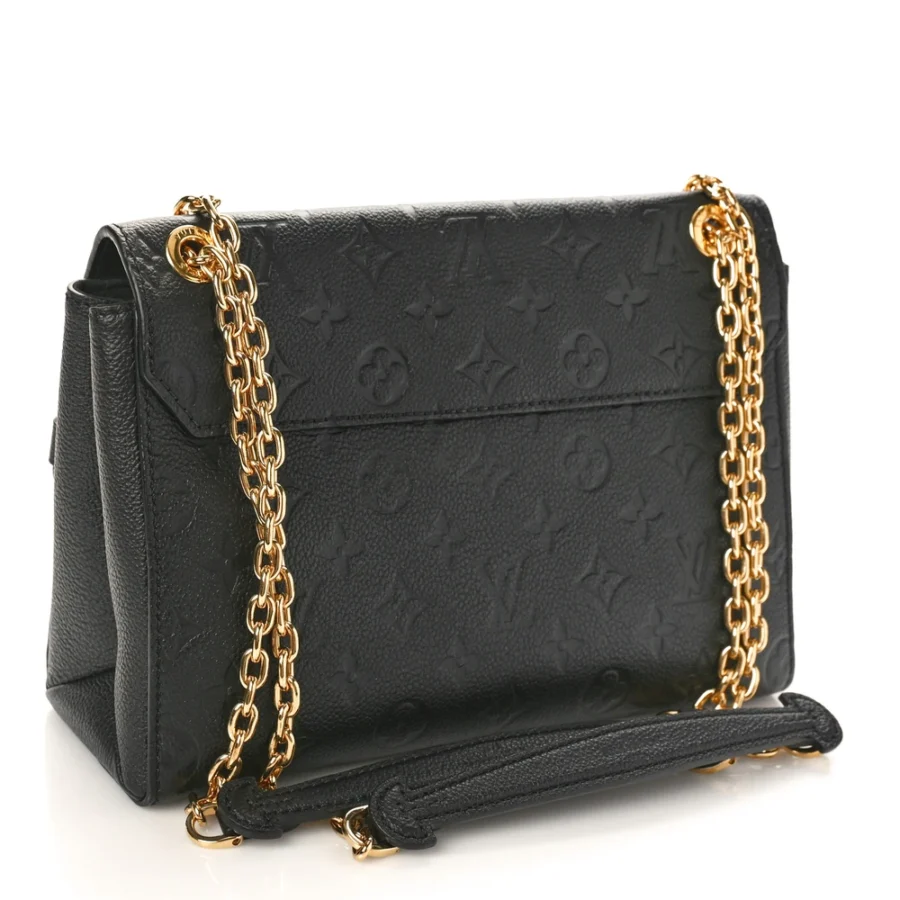 Mirror Quality Louis Vuitton Black Empreinte Vavin PM Replica - Image 6