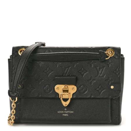 Mirror Quality Louis Vuitton Black Empreinte Vavin PM Replica