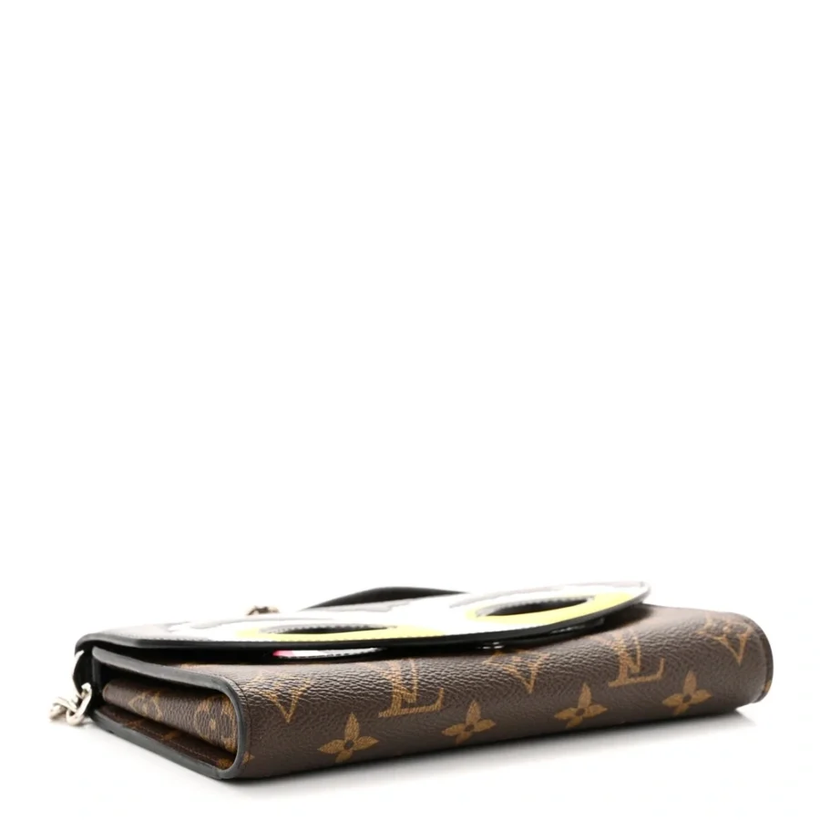 Replica Louis Vuitton Kabuki Chain Wallet with Silver Hardware - Image 7