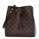 Best Replica Louis Vuitton Black Monogram Canvas Neonoe MM Handbag