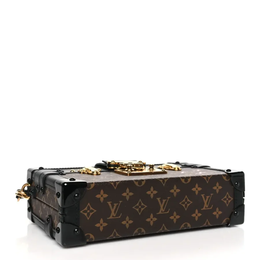 Superfake Handbags: Louis Vuitton Black Monogram Petite Malle PM - Image 7