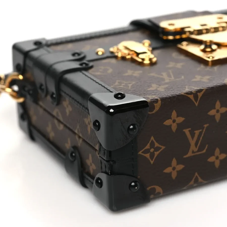 Superfake Handbags: Louis Vuitton Black Monogram Petite Malle PM - Image 3