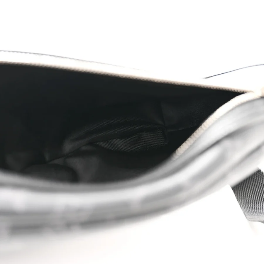 Mirror Quality Replica Louis Vuitton Duo Slingbag MM – Black Taigarama - Image 6