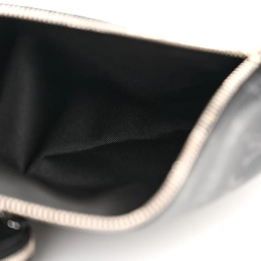 Mirror Quality Replica Louis Vuitton Duo Slingbag MM – Black Taigarama - Image 5