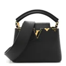Louis Vuitton Black Taurillon Leather Replica Superfake Handbag