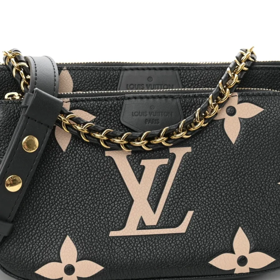 Superfake Louis Vuitton Black/Beige Monogram Replica Handbag - Image 6