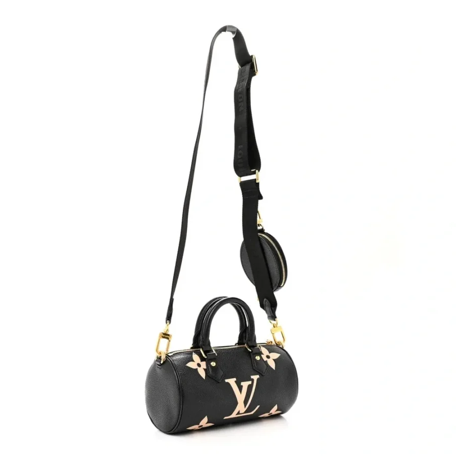 Superfake Louis Vuitton Black Beige Papillon BB Replica Handbag - Image 8