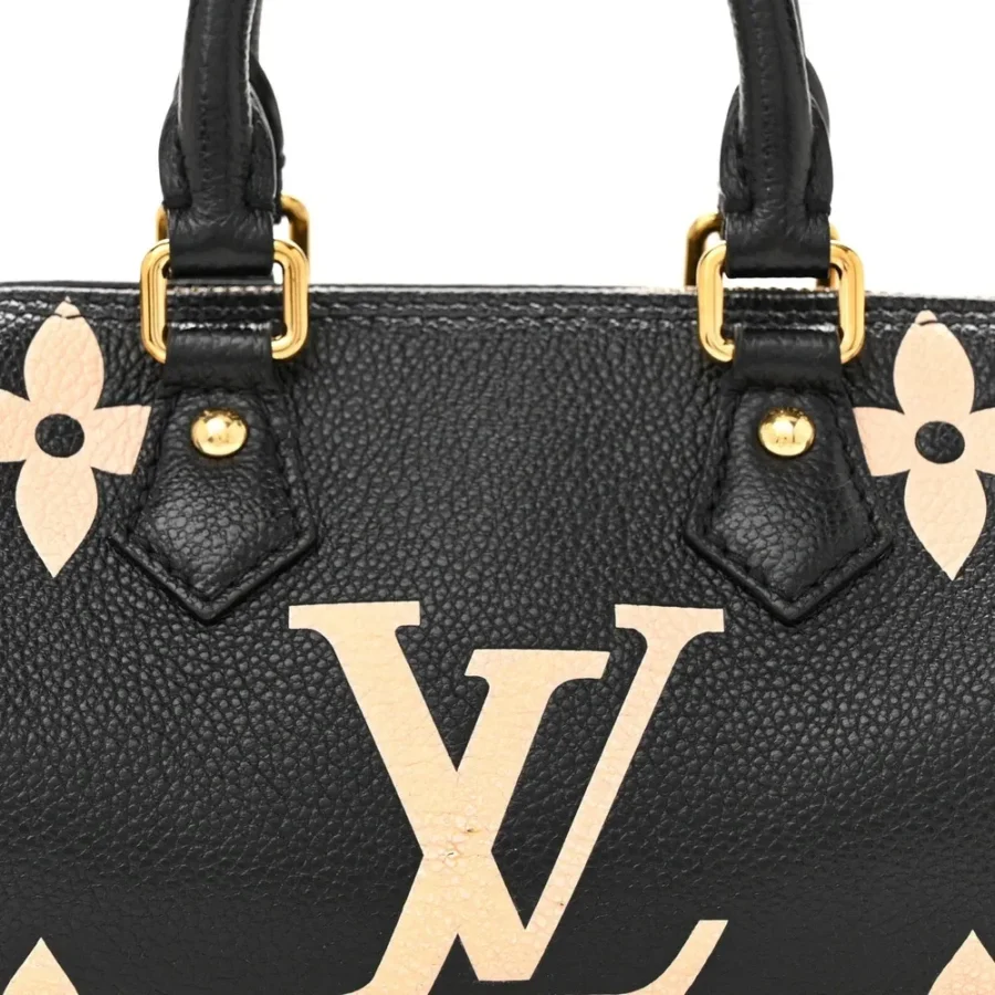 Superfake Louis Vuitton Black Beige Papillon BB Replica Handbag - Image 6