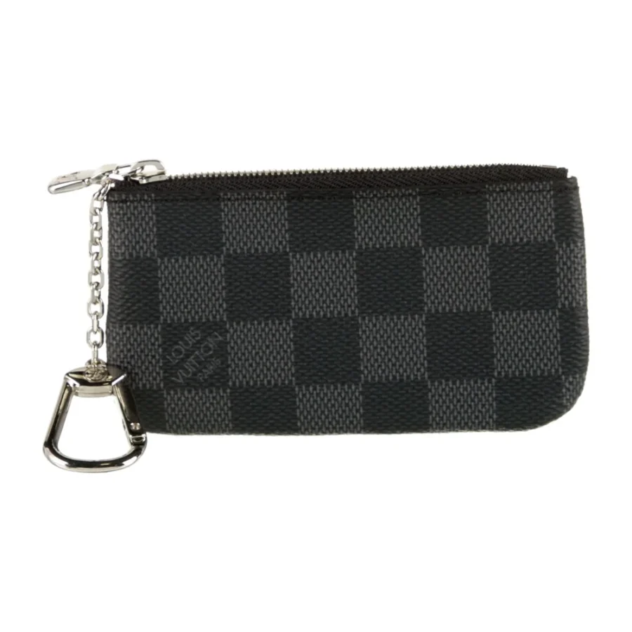 Best Replica Louis Vuitton Key Holder in Damier Graphite Canvas - Image 3