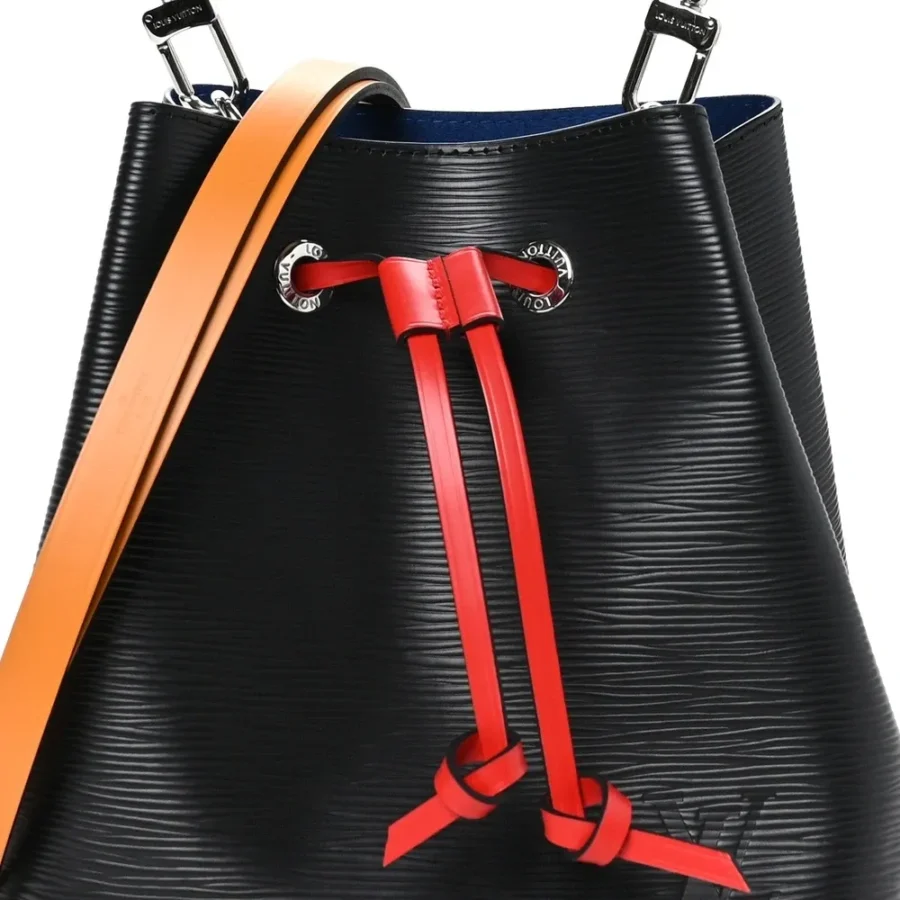 Superfake Handbags: Louis Vuitton Black/Safran NeoNoe BB Replica - Image 6