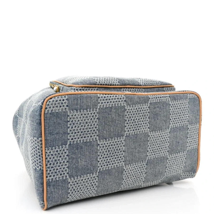 Superfake Louis Vuitton Handbags – Montsouris in Bleu Damier - Image 7