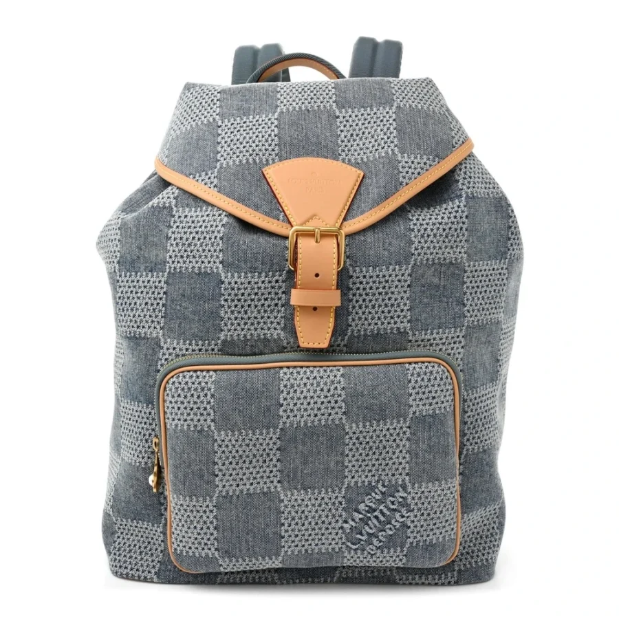 Superfake Louis Vuitton Handbags – Montsouris in Bleu Damier