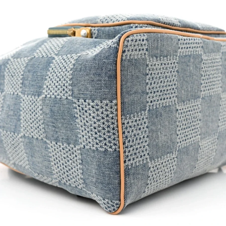 Superfake Louis Vuitton Handbags – Montsouris in Bleu Damier - Image 2