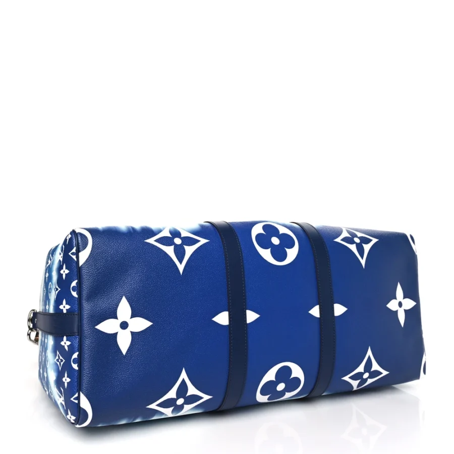 Superfake Louis Vuitton Handbags – Blue Monogram Escale Keepall - Image 7
