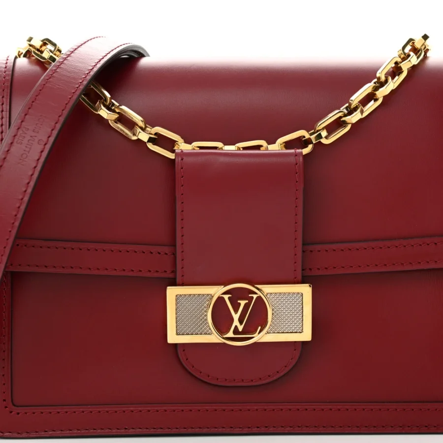 Louis Vuitton Cherry Berry Smooth Calfskin Leather Dauphine MM Brass Hardware Replica - Image 5