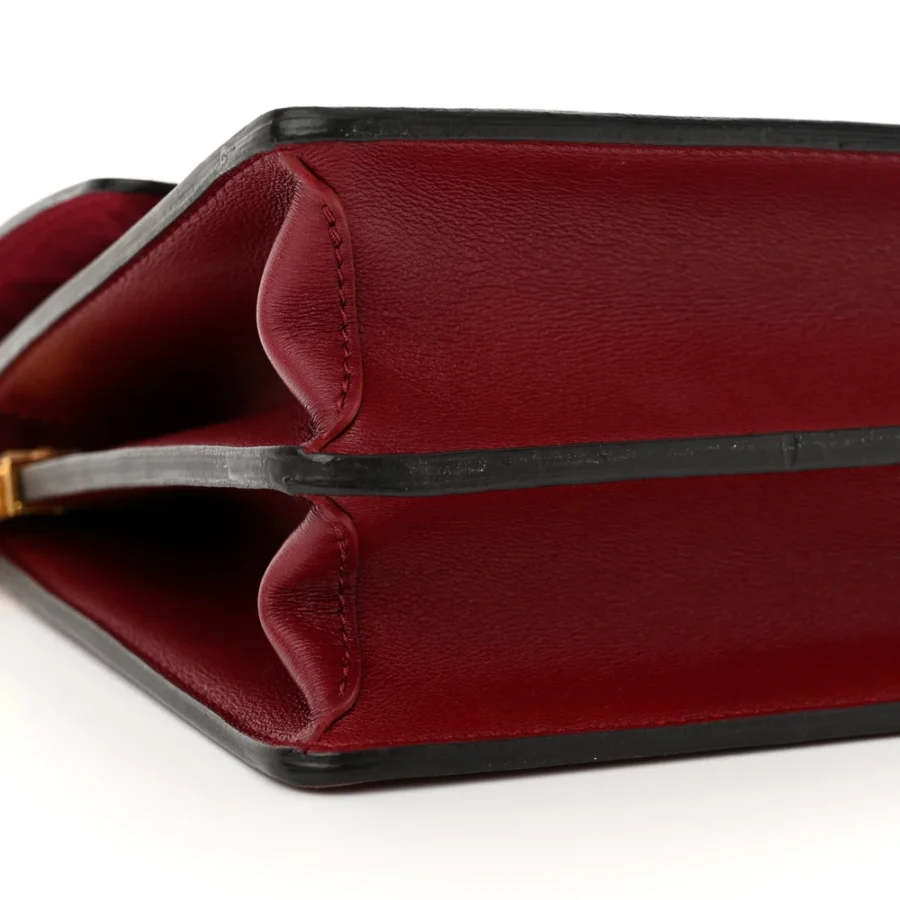 Louis Vuitton Cherry Berry Smooth Calfskin Leather Dauphine MM Brass Hardware Replica - Image 2