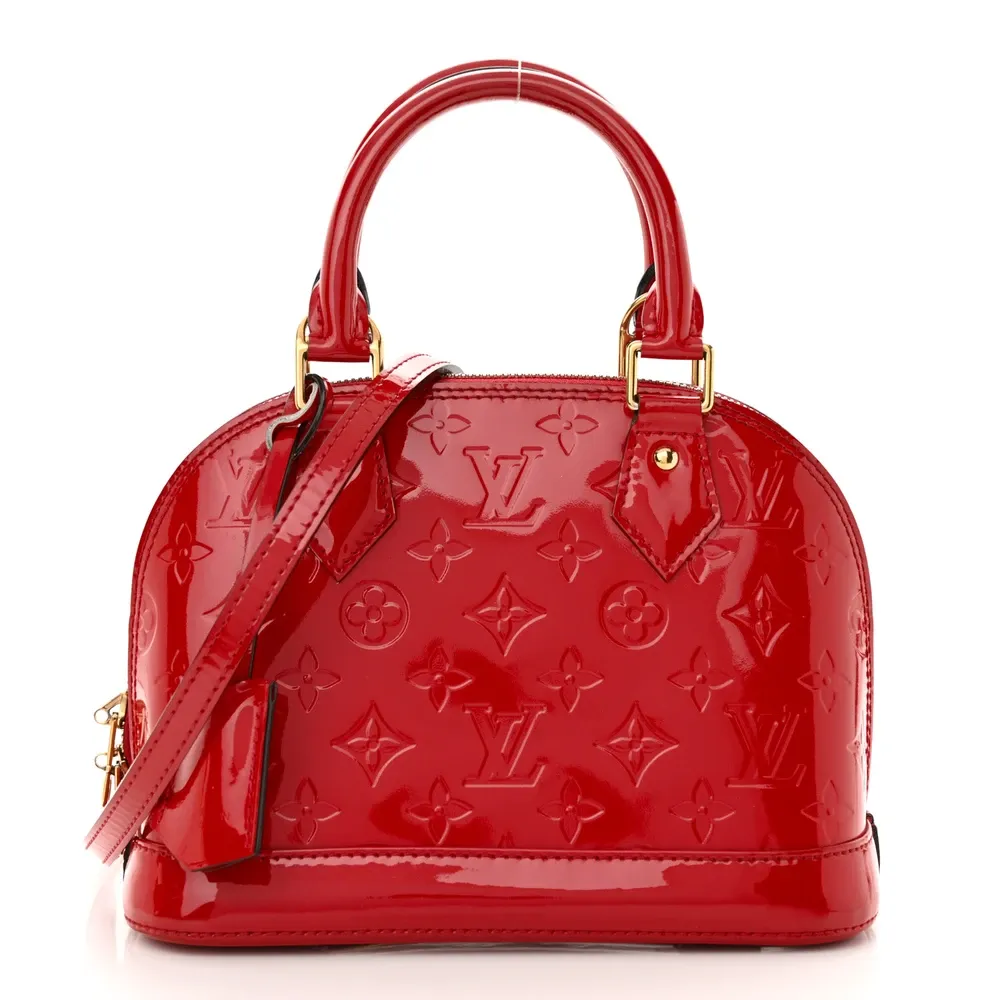 Affordable Mirror Quality Louis Vuitton Cherry Vernis Alma BB