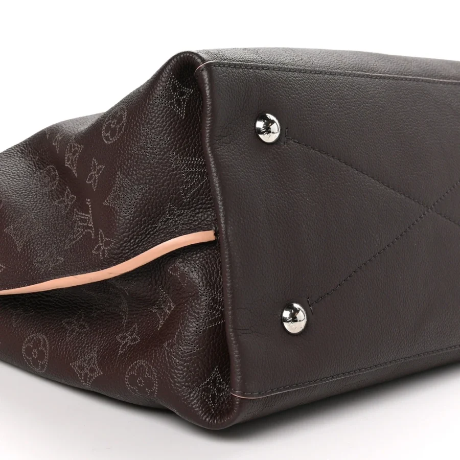 Louis Vuitton Mahina Carmel Hobo in Chocolate - Image 3