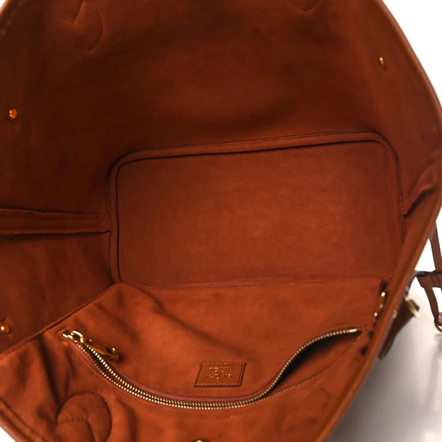 Louis Vuitton Cognac Neverfull MM – Replica Handbags with Quality - Image 4