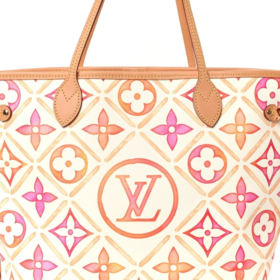 Louis Vuitton Replica Neverfull MM – Coral Giant Monogram Canvas - Image 6