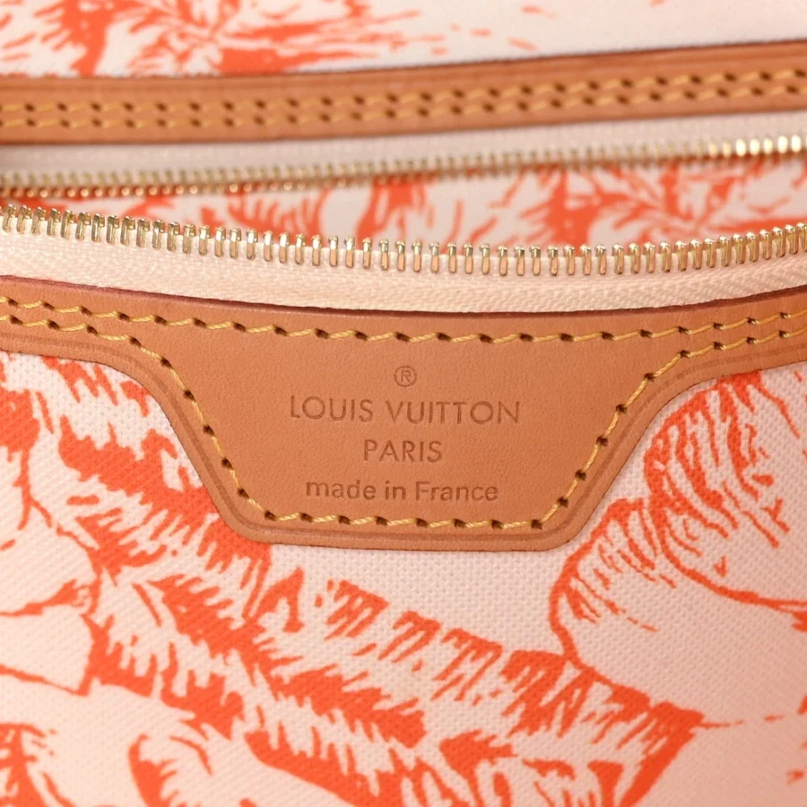 Louis Vuitton Replica Neverfull MM – Coral Giant Monogram Canvas - Image 4