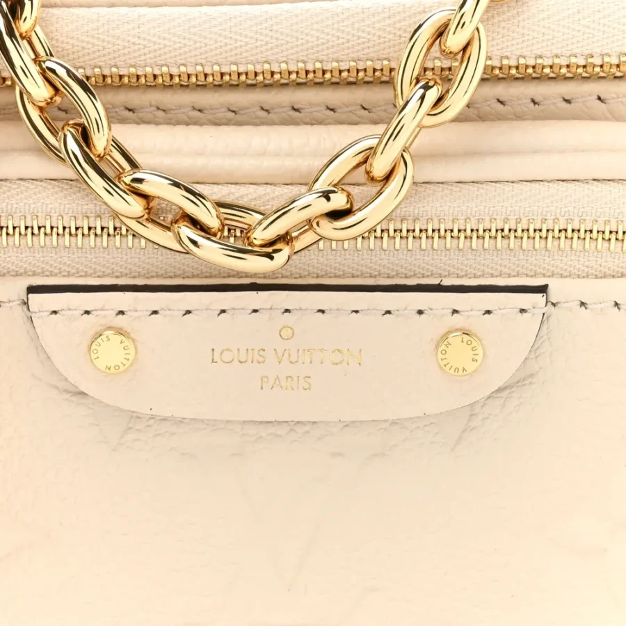 Replica Louis Vuitton Mini Bumbag in Cream Empreinte Leather - Image 8