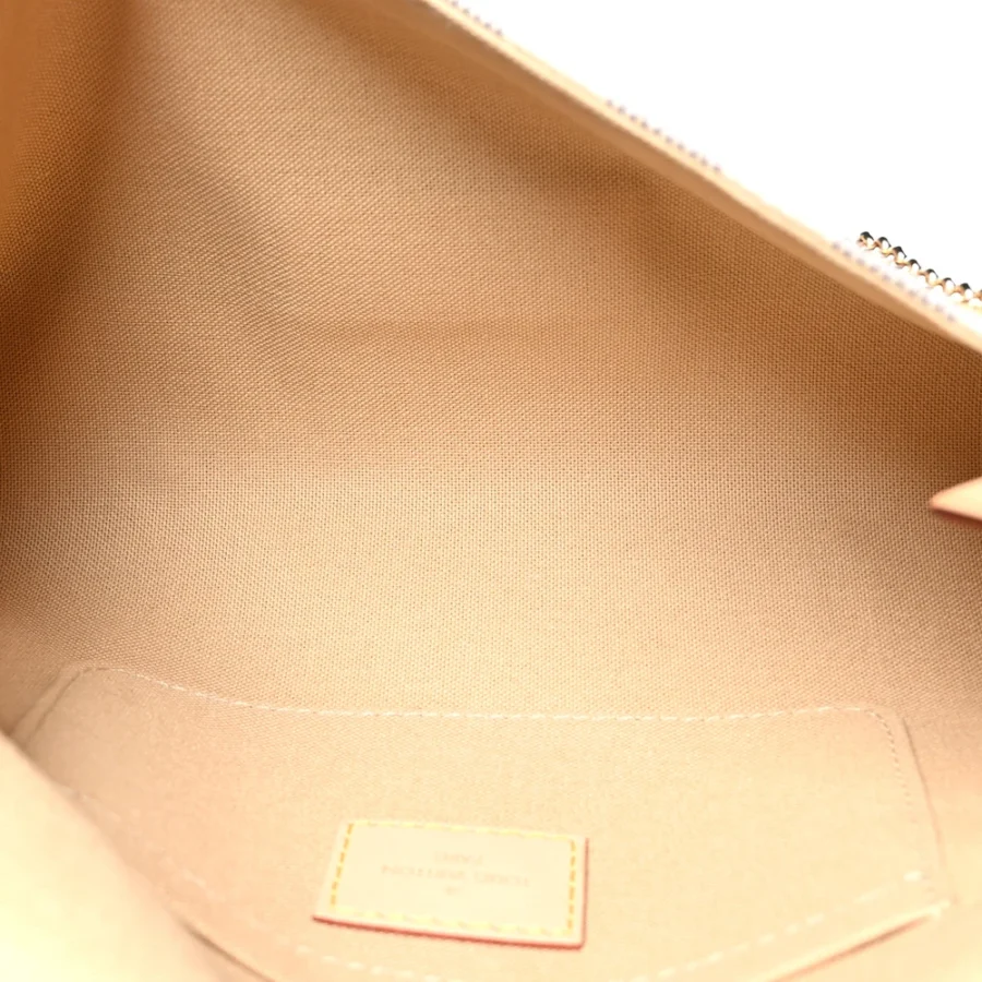 Super Clone Louis Vuitton Damier Azur Favorite MM with Gold Hardware - Image 5