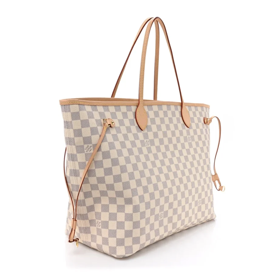 Louis Vuitton Damier Azur Canvas Neo Neverfull Beige Interior GM Luxury Reps - Image 7