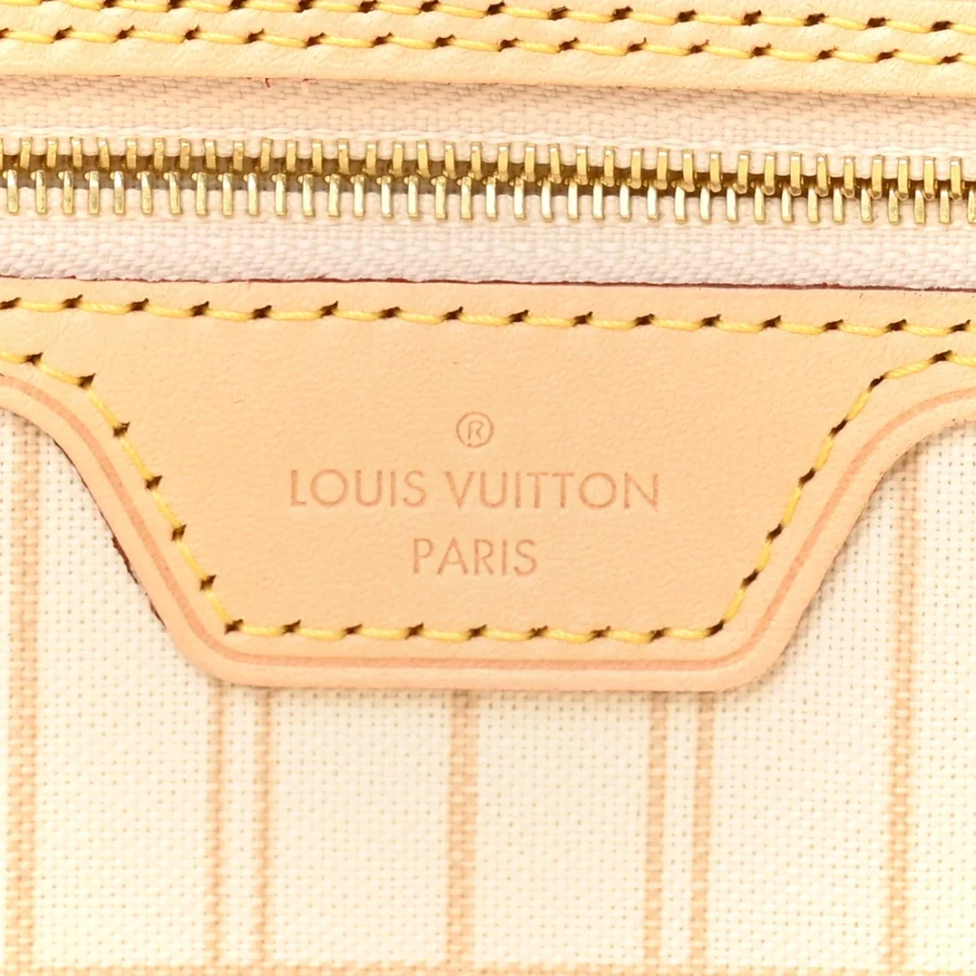 Louis Vuitton Damier Azur Canvas Neo Neverfull Beige Interior GM Luxury Reps - Image 4