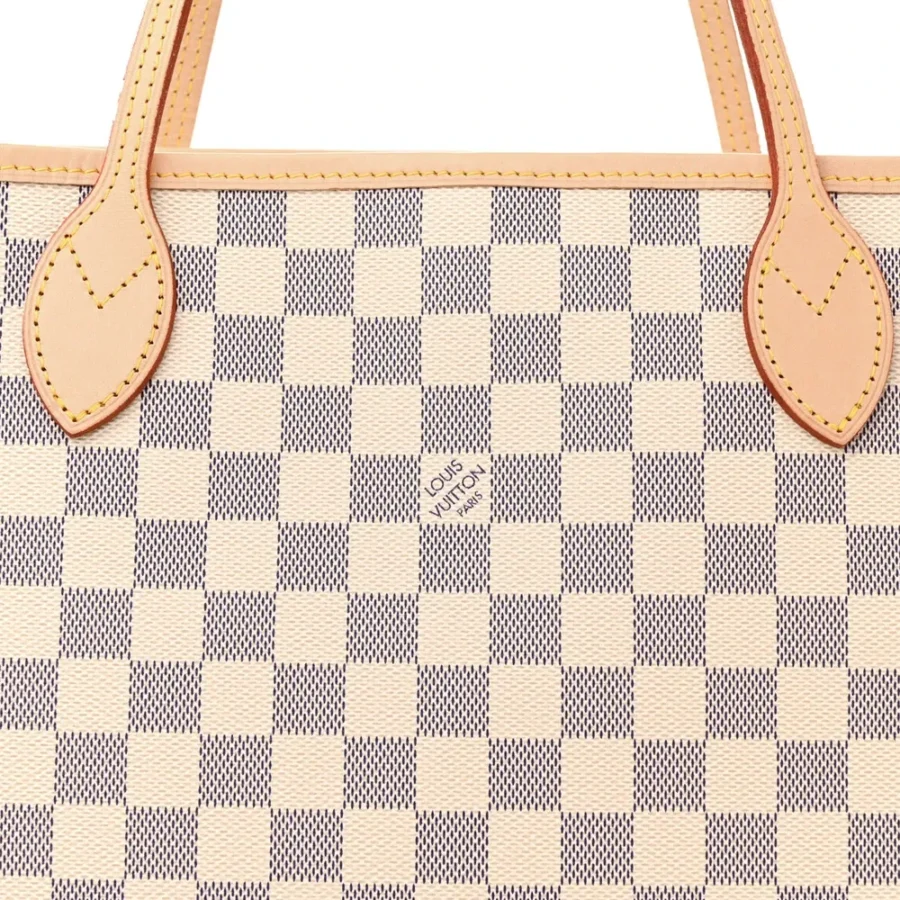Shop Mirror Quality Louis Vuitton Neverfull Damier Azur Replica MM - Image 3