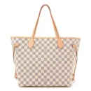 Shop Mirror Quality Louis Vuitton Neverfull Damier Azur Replica MM