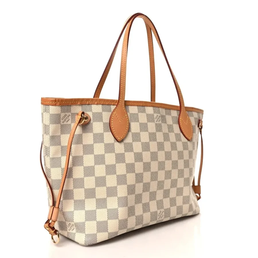 Superfake Handbags: Louis Vuitton Damier Azur Neverfull PM - Image 8