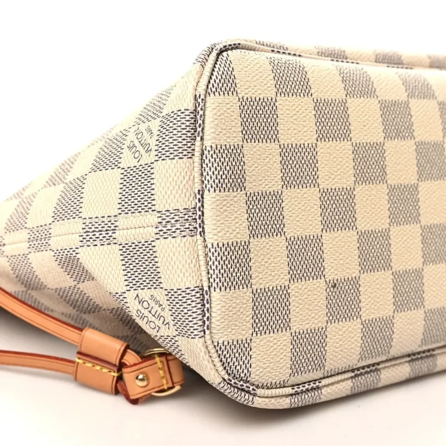 Superfake Handbags: Louis Vuitton Damier Azur Neverfull PM - Image 3