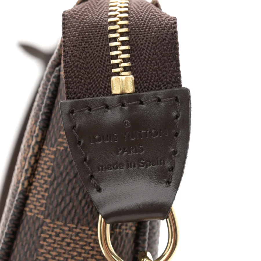 Mirror Quality Louis Vuitton Damier Ebene Pochette Accessoires NM - Image 4