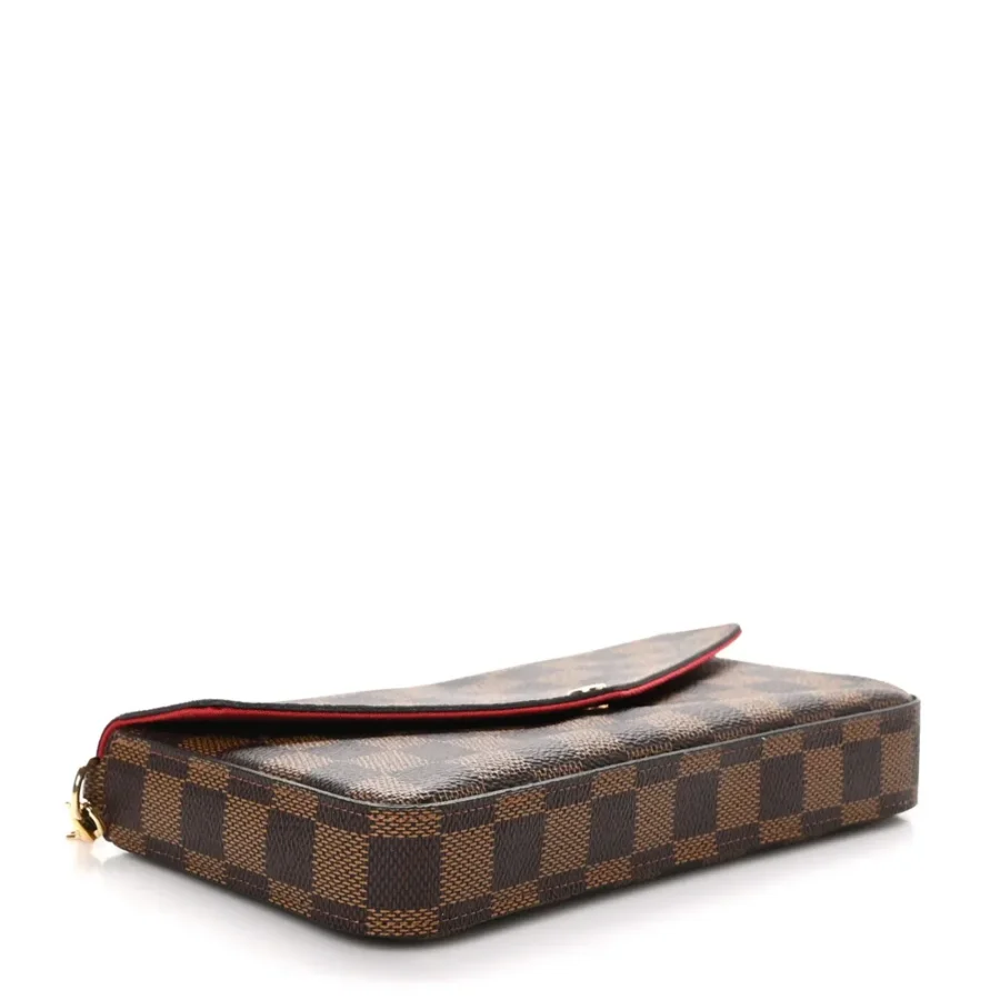 Superfake Louis Vuitton Damier Ebene Pochette Felicie Wallet - Image 7