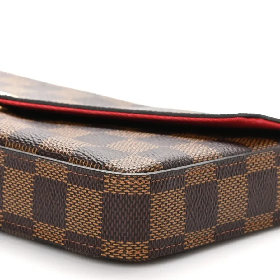Superfake Louis Vuitton Damier Ebene Pochette Felicie Wallet - Image 2