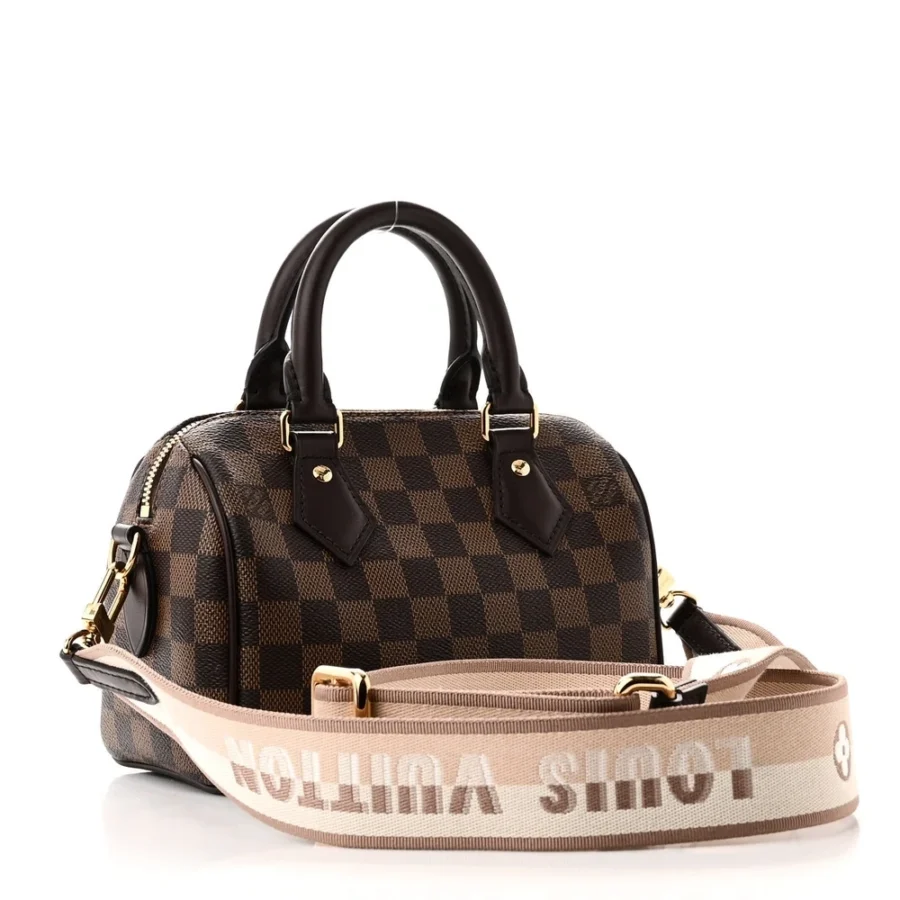 Louis Vuitton Damier Ebene Canvas Speedy 20 Mirror Quality Replica - Image 7