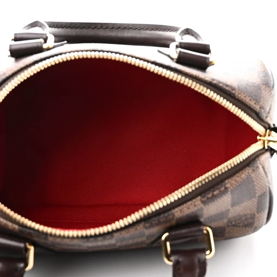 Louis Vuitton Damier Ebene Canvas Speedy 20 Mirror Quality Replica - Image 3