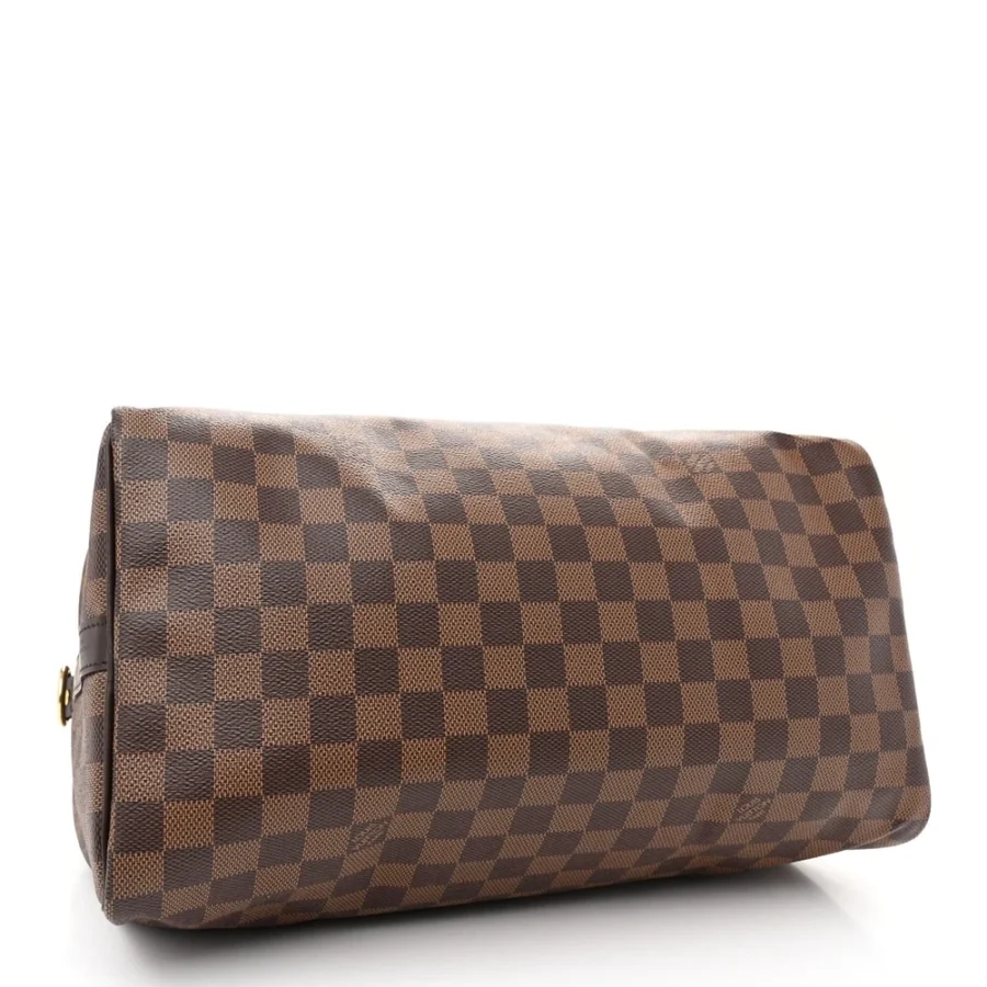Louis Vuitton Damier Ebene Speedy Replica with Gold Hardware - Image 7