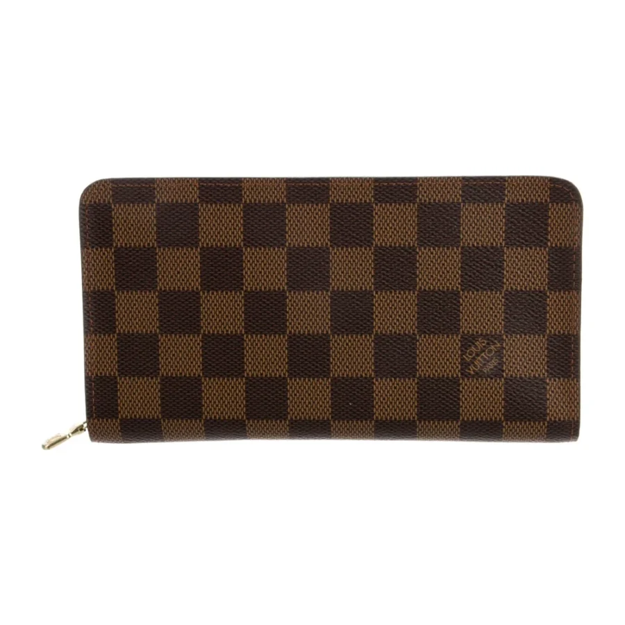 Superfake Louis Vuitton Damier Ebene Wallet with Gold Hardware - Image 2