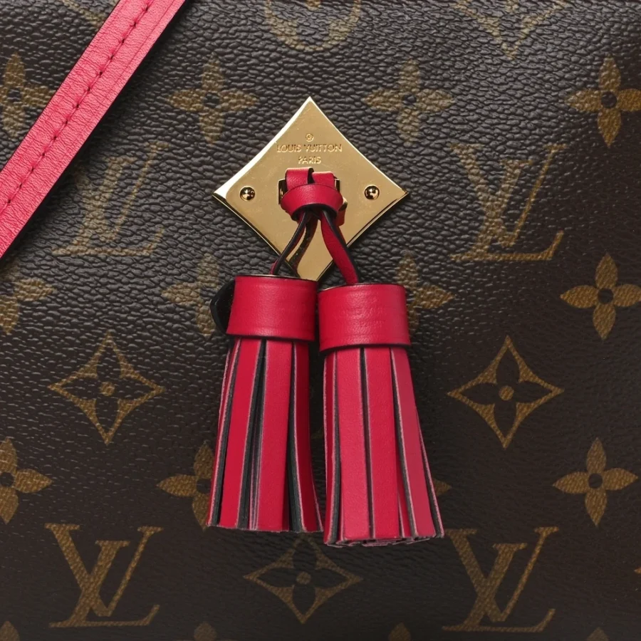 Louis Vuitton Freesia Monogram Canvas Saintonge Brass Hardware Luxury Reps - Image 9