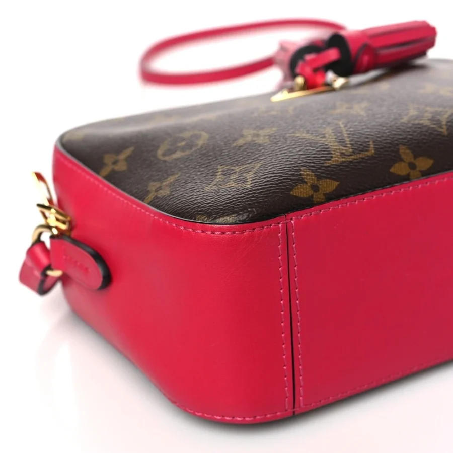 Louis Vuitton Freesia Monogram Canvas Saintonge Brass Hardware Luxury Reps - Image 3